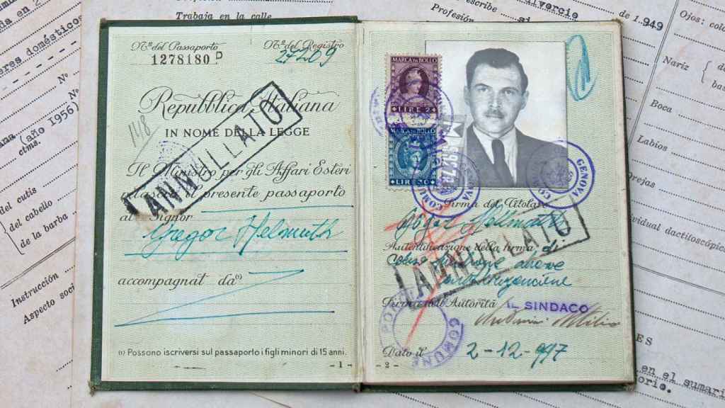 El pasaporte de Mengele.