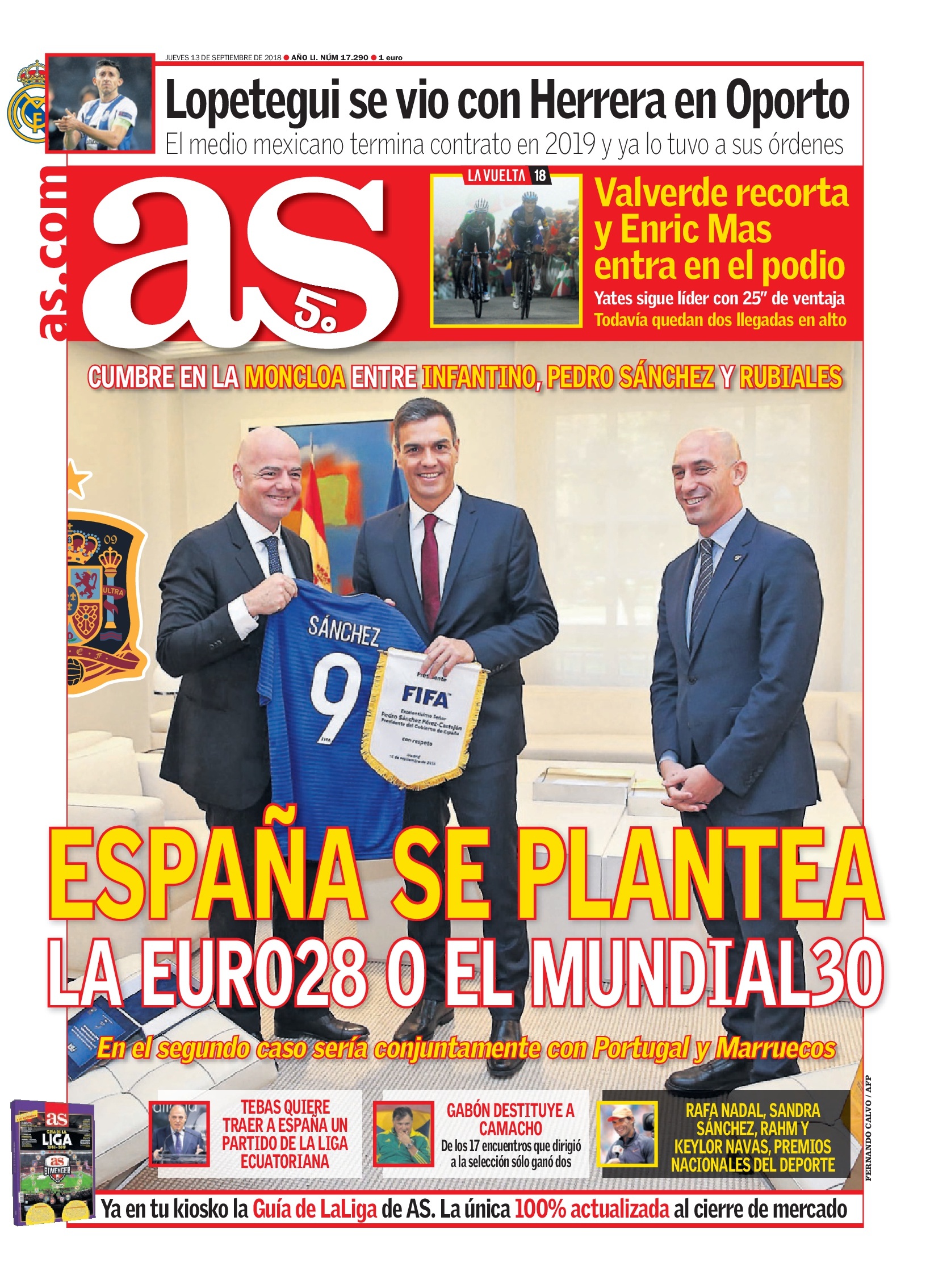 ¿Cuánto mide Gianni Infantino? - Altura - Real height Actualidad_337726253_96902012_1638x2268