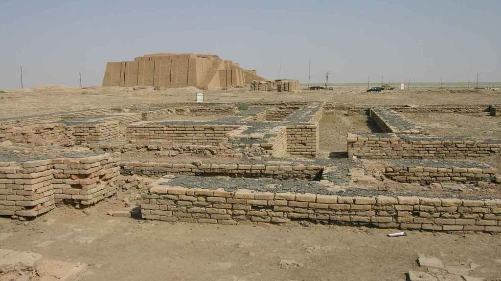 Restos arqueológicos del complejo en el que vivió Enheduanna.